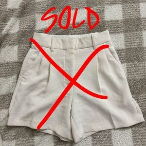 Aritzia Wilfred Effortless Shorts - Light Birch, Size 0